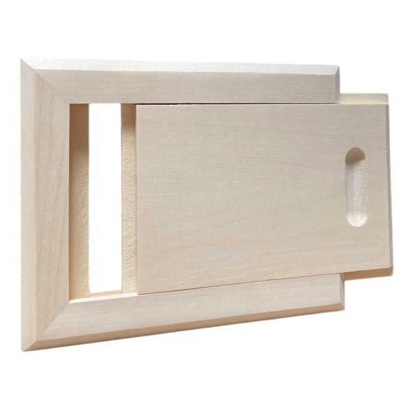 Lüftungsschieber Espenholz