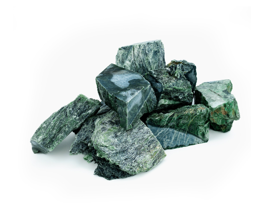 Saunasteine Nephrit | Körnung 7-15 cm | 15 kg