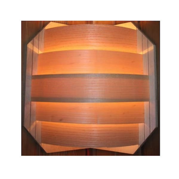Saunaleuchte Set, 2 Teile | Sperrholz | Eck Blendschirm
