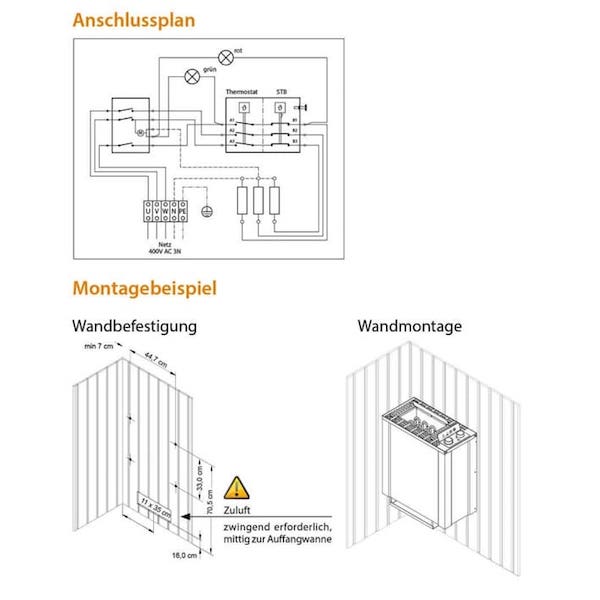 Kompaktes Saunaheizgerät mit Verdampfer für flexible Klimaformen – finnische Sauna, Feuchte-Warmluftbad, Kräuterdampfbad und Warmluftbad und viele mehr. Extra flache Konstruktion - mit nur 24 cm Bautiefe ist der EOS Bi-O Filius W besonders platzsparend und hat trotzdem einen vollwertigen Steinkorb. Direkte Montage an der Saunawand.