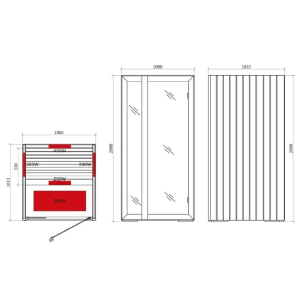 Onni Mini | Vollspektrum Infrarotkabine