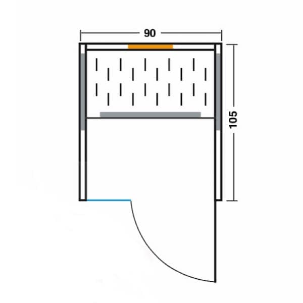 Infrarotkabine Sunlight 90