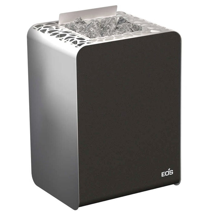 Perfekt geeignet für kleine bis mittlere Saunakabinen. Der neue EOS Organic W besticht mit seinem einzigartigen futuristischen Design. Inspiriert von den organischen Formen der Natur ist ein modernes Saunaofendesign entstanden, welches sich vollständig vom eckigen Formenkodex loslöst. Die asymmetrischen Ausschnitte in der Abdeckung sorgen nicht nur für eine optimale Luftkonvektion, sondern geben dem Saunaofen sein einzigartiges Design.