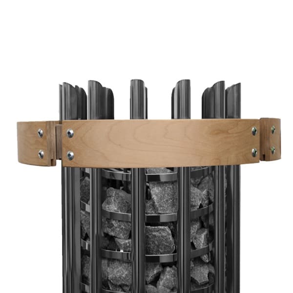 Die Glow-Saunaöfen bieten neben ihrer außergewöhnlichen Ästhetik auch ein wohliges Saunaerlebnis. Die große Steinmenge macht sanfte und starke Aufgüsse möglich. Durch den Außenmantel des Saunaofens ist die Steinoberfläche gut sichtbar, und die Schärfe der Aufgüsse kann man durch das Werfen des Wassers entweder direkt auf die Steinsäule oder an die Seite des Ofens regulieren. Die Höhe des Säulenofens ermöglicht eine optisch wirkungsvolle Integration in die Bank.