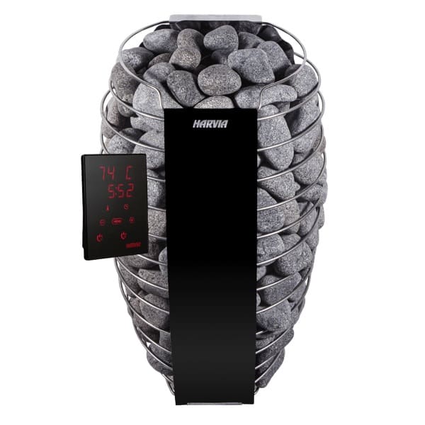 Das neueste Meisterwerk von Harvia der Saunaofen Spirit wurde in Finnland entworfene und gefertigt. Der hochwertige Design-Saunaofen garantiert ein ausgezeichnetes Saunaerlebnis verbunden mit Sicherheit und Zuverlässigkeit. Die Bauweise ermöglicht dank einzigartiger und diskreter Lüftungskanäle eine gleichmäßige verteilung der Temperatur. Einfache Bedienung von überall mit dem WiFi Steuergerät Xenio