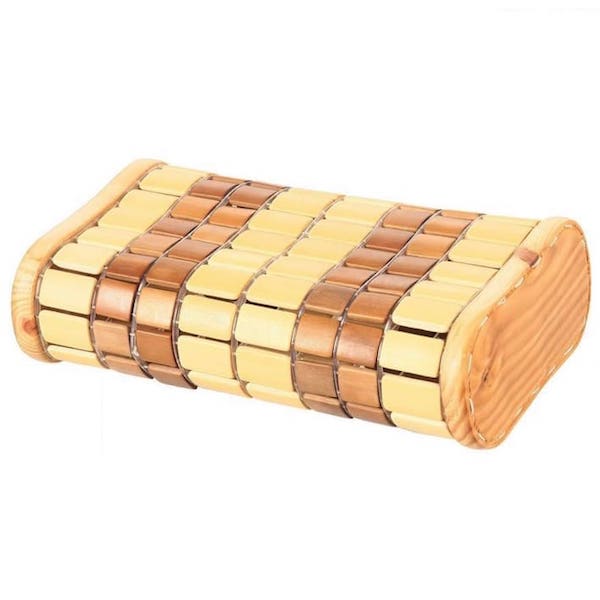 bambus sauna Flexible Sauna Kopfstütze aus Bambus |Saunazubehör bei SAUNA 4 SEASONS