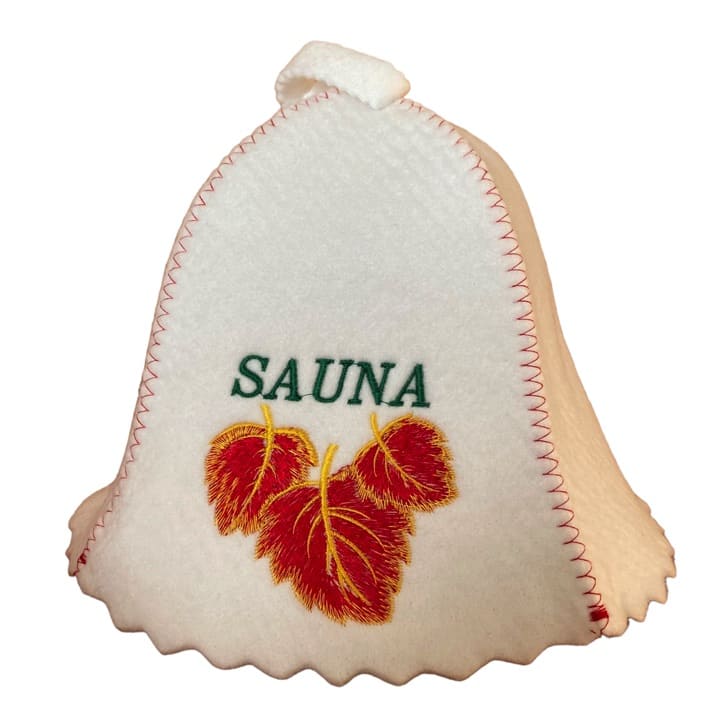 Saunamütze | Saunahut "Red Leaf"