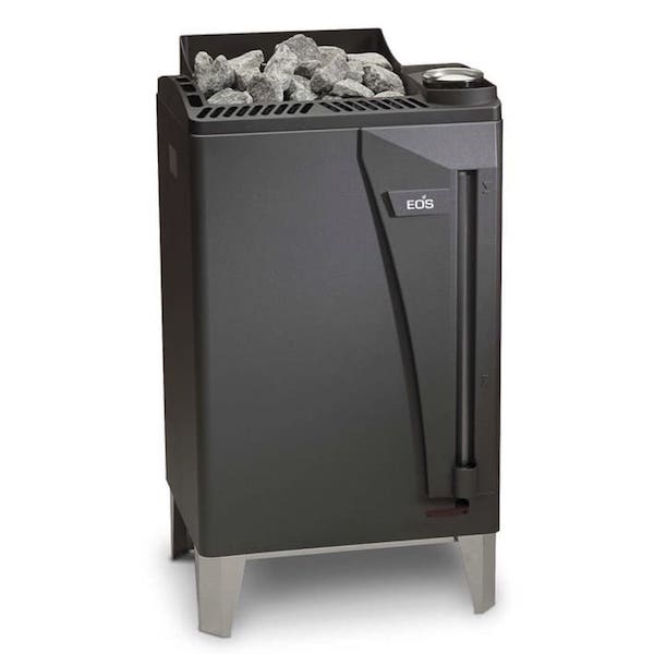 Hochwertiger Saunaofen mit Verdampfer für flexible Klimaformen. Zeitlos klassisches Design, geeignet für den privaten und gewerblichen Einsatz. Der 2 in 1 Saunaofen für den finnischen Saunabetrieb und Betrieb mit Verdampfer. Unterhalb der Kräuterschale liegt der Dampfaustritt. Der Saunaofen ist mit einer Wasserstandanzeige, einem Verdampfer-integrierten Trockengehschutz und einer akustischen Wassermangelmeldung ausgestattet. Wassertank mit ca. 8 l Füllmenge. Wasserstandanzeige.