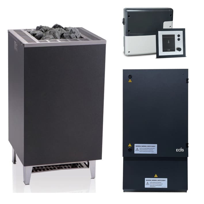 EOS Cubo & EmoTec D mit UV Clean | Saunaofen Set Premium