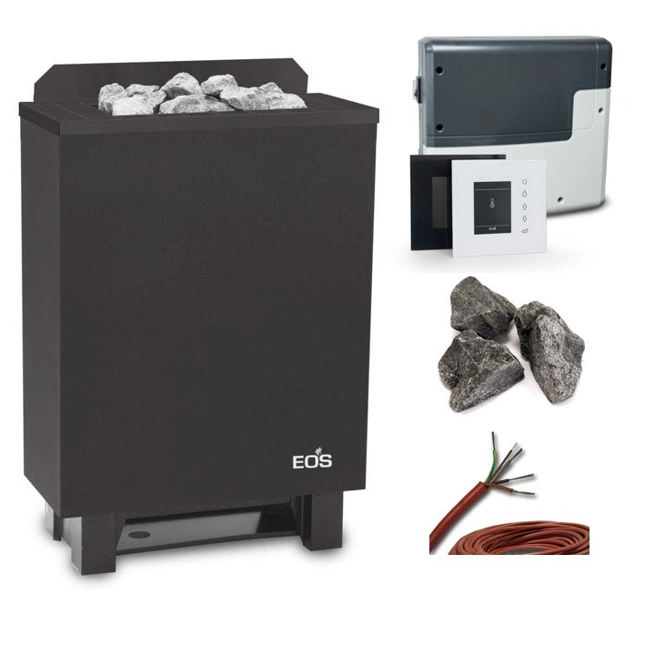 EOS Gracil black & EmoStyle D | Saunaofen Set