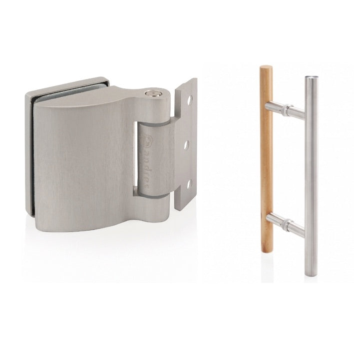 Saunatür "Lux" Klarglas 7 x 20 K | Magnethalterung