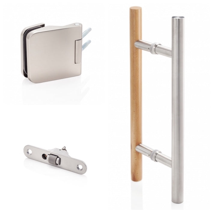 Saunatür Premium 6 x 19 K | Klarglas