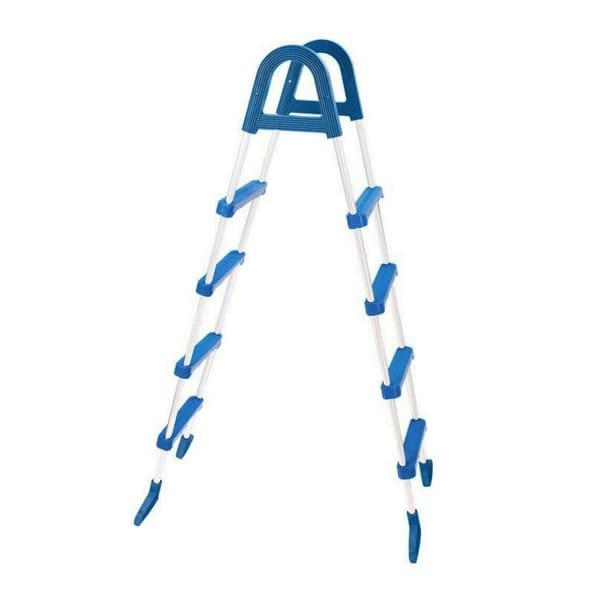 TrendPool Frame Pool SET Rund Ø 427 x 107 cm | Rattanoptik hellgrau