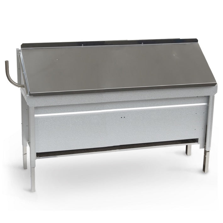 Trotz der versteckten Installation ist der klassische Aufguss natürlich weiterhin möglich. Alle EOS Inviso Öfen werden mit einem Aufgusstrichter und Silikonschlauch geliefert. Das Aufgusswasser wird über ein Spezialgitter über die gesamte Ofenbreite verteilt, was für schnelle und gleichmäßige Verdampfung sorgt.