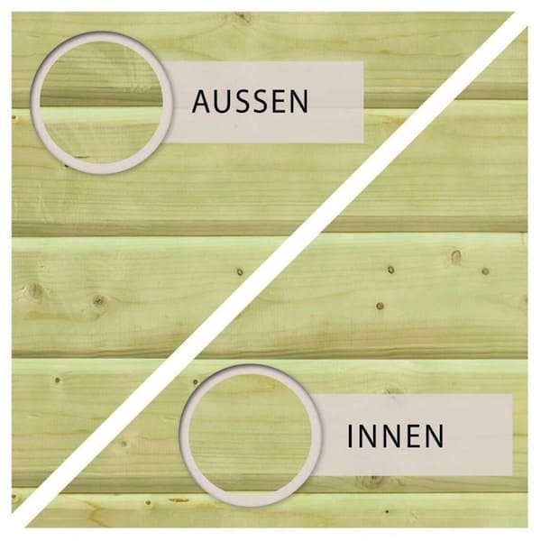Trend Holzpool SET | Achteck | Metallecken | Holzpool Bausatz