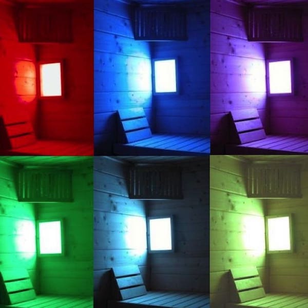 Als Alternative zum klassischen Saunalicht oder als zweite Lichtquelle schaffen LED Farblichtgeräte und Sauna LED Streifen mit ihrer kräftigen, leuchtstarken Farbwiedergabe eine einzigartige Atmosphäre in Ihrer Heimsauna.