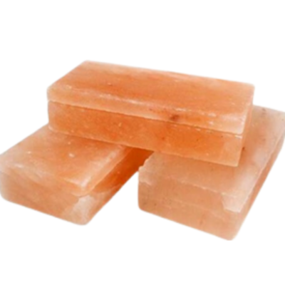 Himalaya Salzziegel 20×10×5 cm – poliert mit Nuten