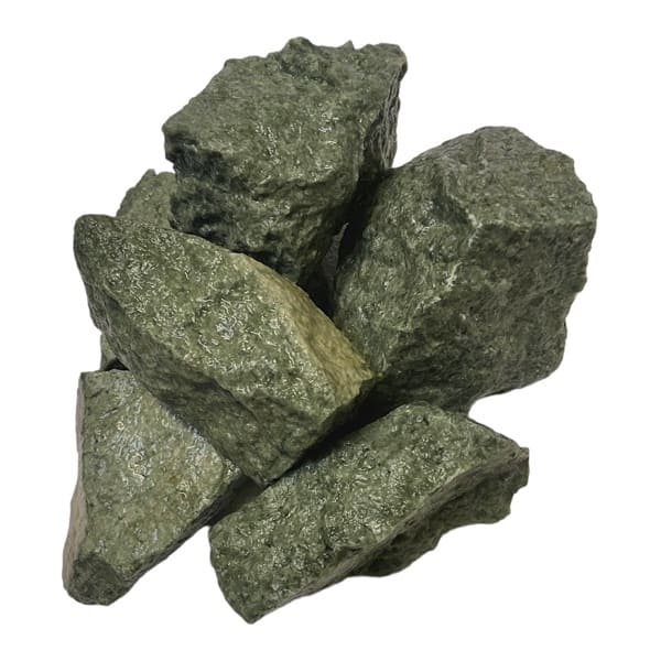 Saunasteine Grüner Jadeit | Körnung 5-9 cm | 8 kg