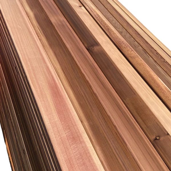 Profilholz Rotzeder B-Sort 14x96x2130mm | Saunaholz
