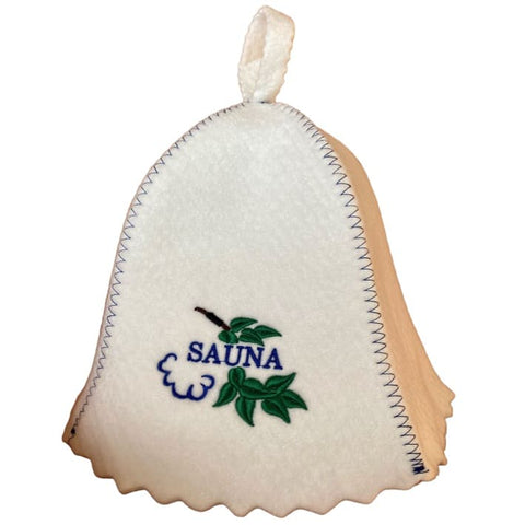 Saunamütze | Saunahut "Green Leaf"