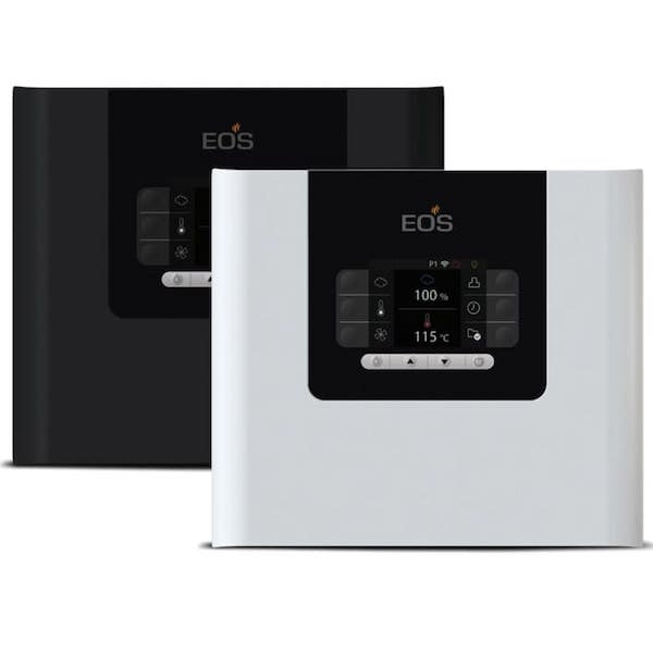      EOS Compact HC: elektronisches Steuergerät Finnische Sauna und Sauna mit Feuchtebetrieb. Passend für alle Bi-O Saunaöfen bis 10 kW. Schaltleistung erweiterbar mit Leistungsschaltgeräten. Temperaturregelbereich: 30 °C - 115 °C (finnisch) und 30 °C - 70 °C (Bi-O).       Steuern Sie ganz einfach und schnell über vier Direktwahltasten und sechs Softkeys
