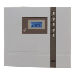 Digitales Saunasteuergerät Econ D1 von EOS Saunatechnik mit Temperatureinstellung, Licht an-aus Schalter, Heizzeitbegrenzung bis 6 Std und Tastensperre (Kindersicherung).
