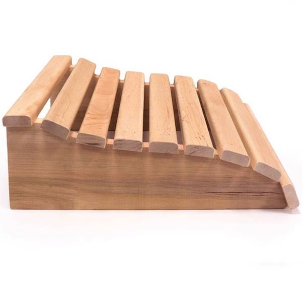 Ergonomische Sauna Kopfstütze "S"  Espe oder Erle