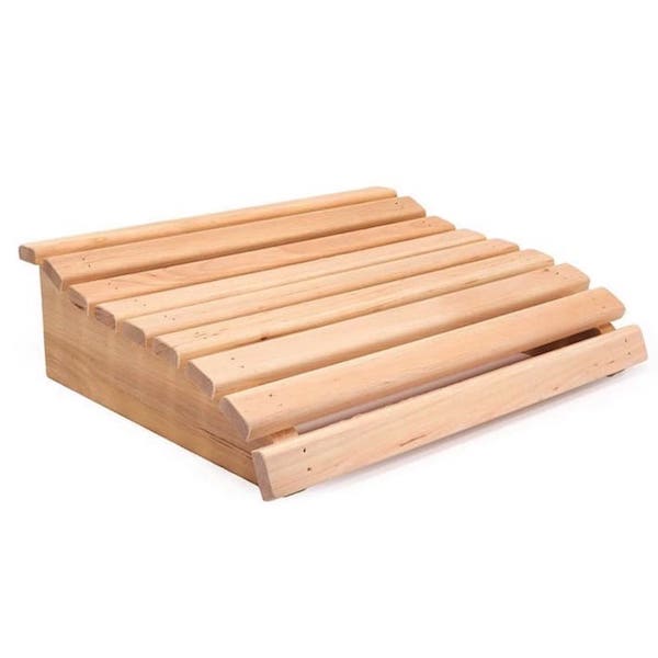 Ergonomische Sauna Kopfstütze "S"  Espe oder Erle