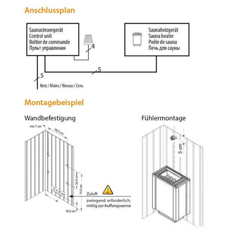 EOS Filius & Compact DP | Sauna Bausatz